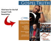 Gospel Truth Newsletter August 2020 cover