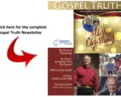 Gospel Truth Newsletter December 2020 cover