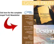 Gospel Truth Newsletter August 2021 cover